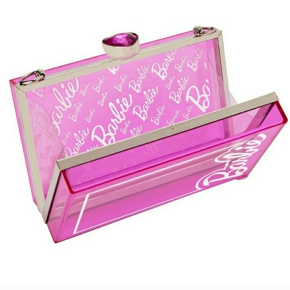 💕NWT Hot Pink Classic Barbie Box Crossbody Bag: Barbie Halloween Costume… - Picture 9 of 9